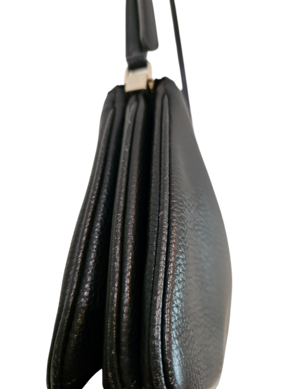 **SOLD** Pebbled Black Leather Kate Spade Jackson Triple Gusset Crossbody Bag - Picture 11 of 16
